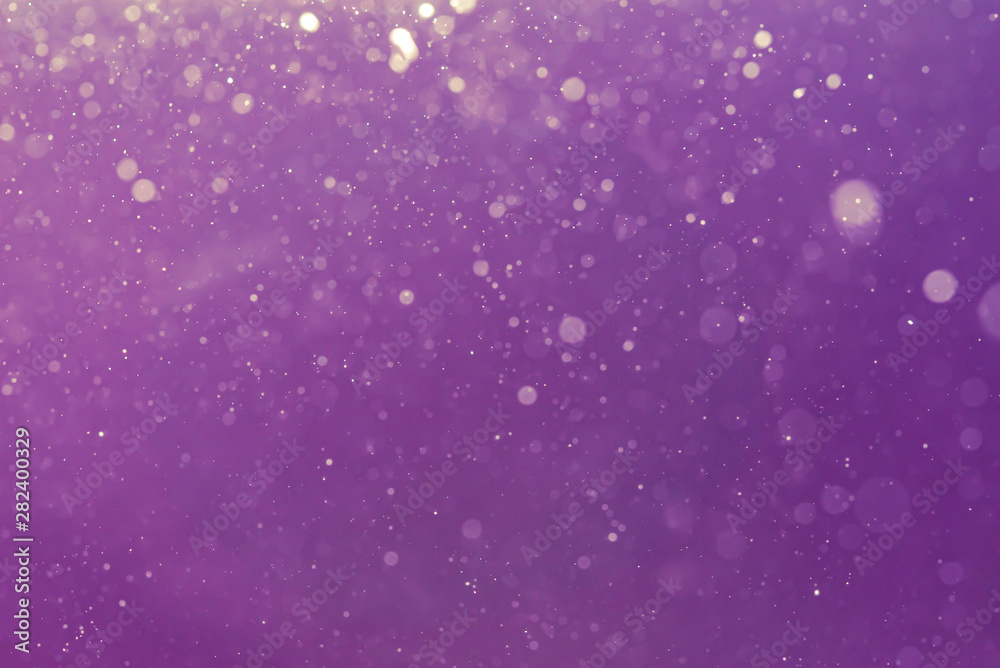 Abstract purple bokeh defocus background.