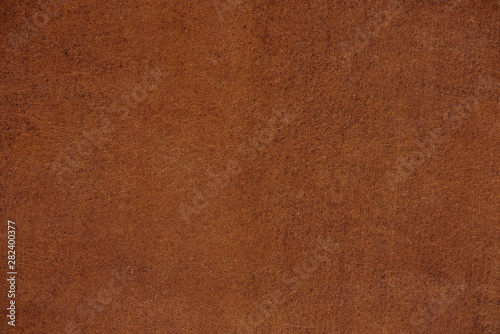 Close up brown genuine leather texture background