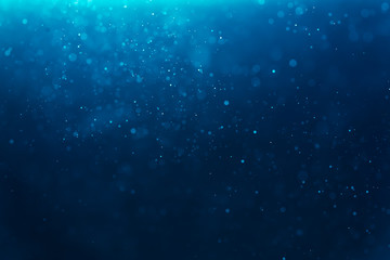 Abstract Blue Defocused bokeh background