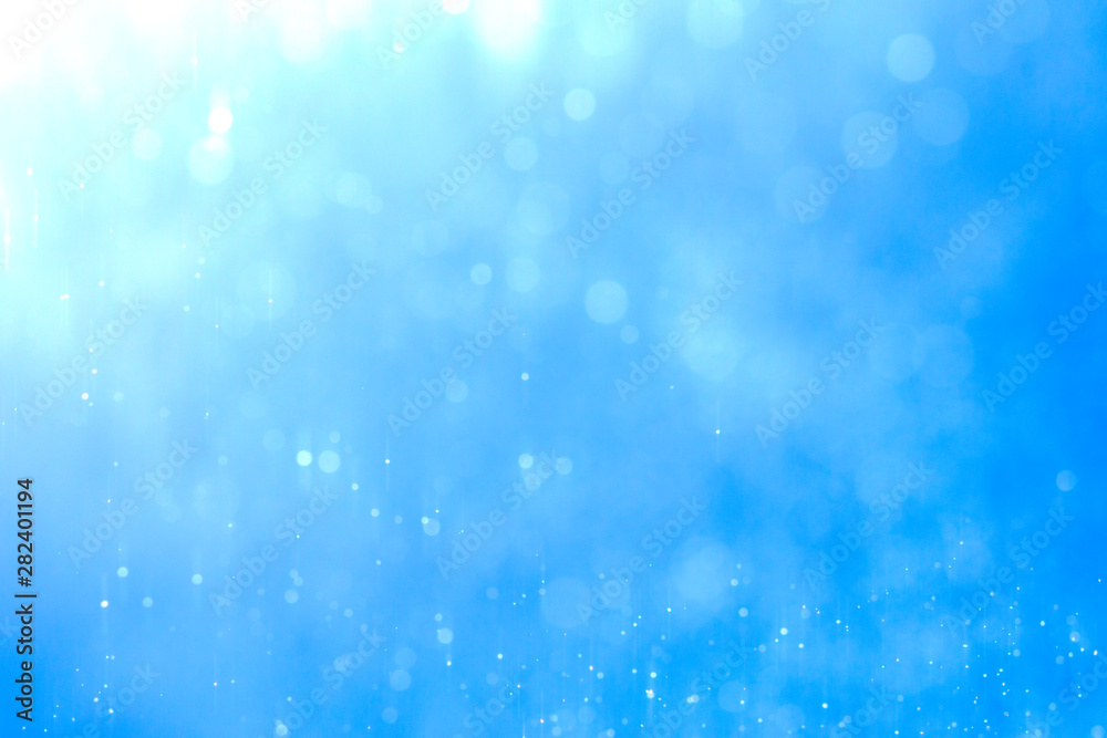 Abstract Blue Defocused bokeh background