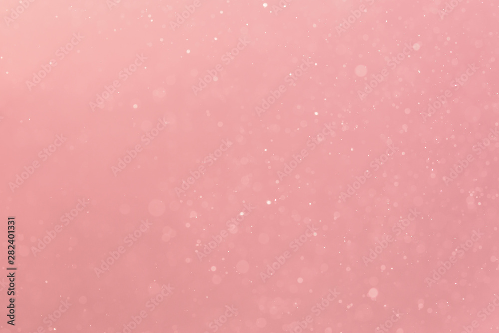 Abstract Pink bokeh defocus glitter blur background.