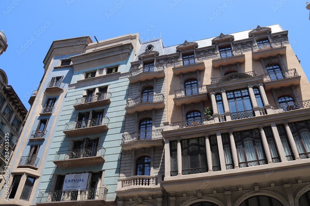 Immeuble ancien à Barcelone, Espagne