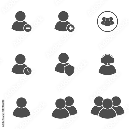 contains such as teamwork, group of people, colleague, positive, add, increase, member, leader and much more simple set of business people related solid glyph characters