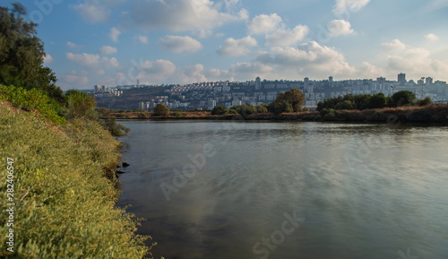 Haifa view from the kishon river © layue