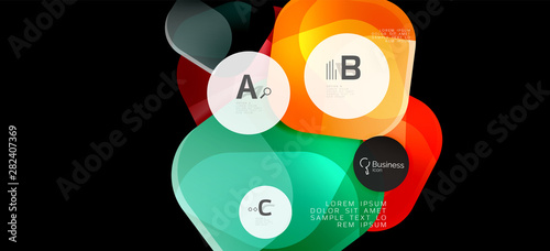 Info graphics circles background. Success icon symbol. Vector info graphic design. Creative vector element. Decoration element