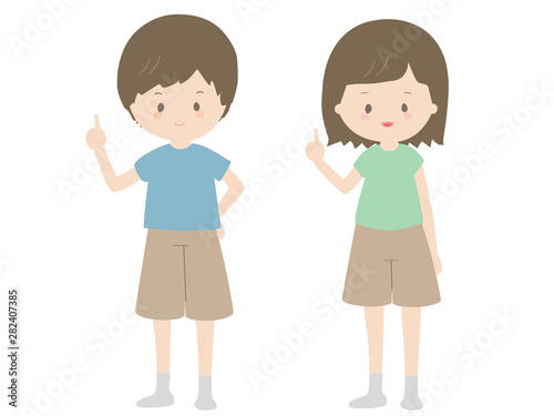 ひなちゃんととしくん　ポイントだよ