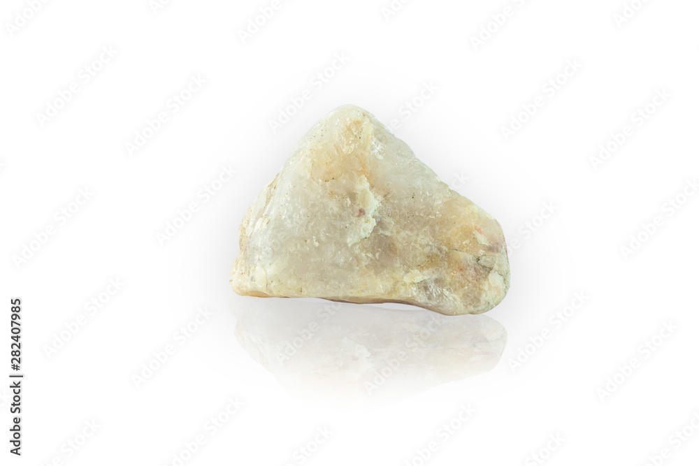 Obraz premium Rock stone isolated on white background this has clipping path.