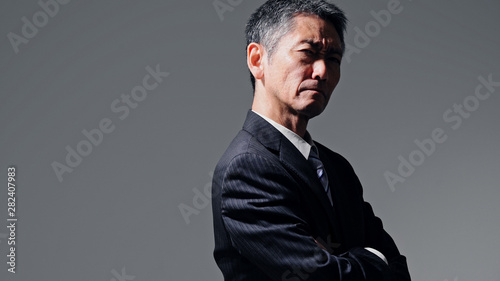 Tableau sur toile 考える中高年男性
