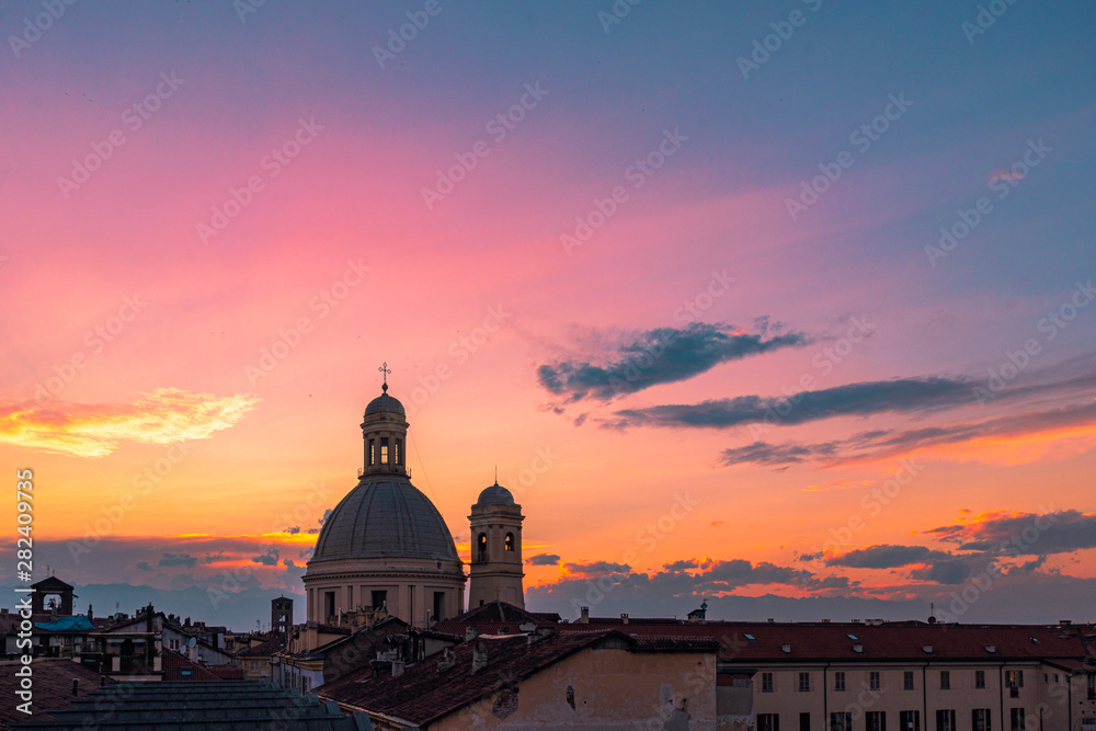 cathedral at sunset 