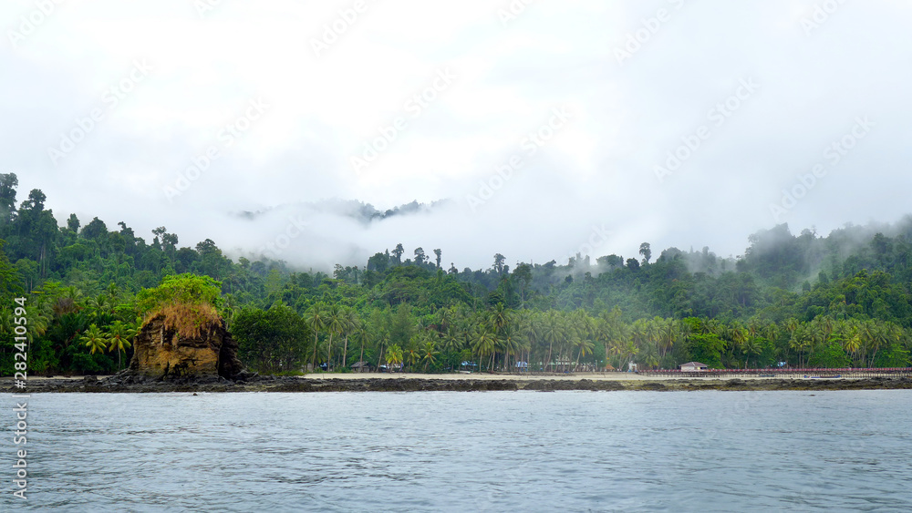 Mayalibit bay in Waigeo. Raja Ampat