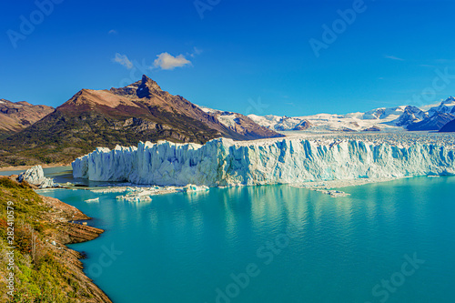Wonderful view at the huge Perito Moreno glacier in Patagonia in © neurobite