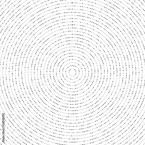 Abstract random size black circle dot particle decoration background. illustration vector eps10 © impulse50