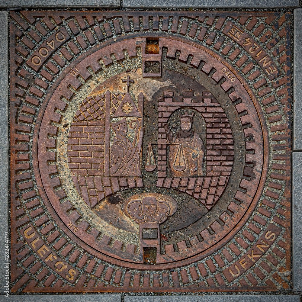 Trondheim Manhole Cover