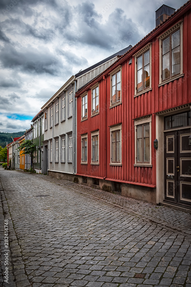 Trondheim Narrow Street View