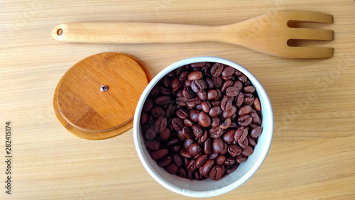 coffee beans in a bowl