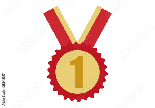 Medalla dorada del primer ganador.