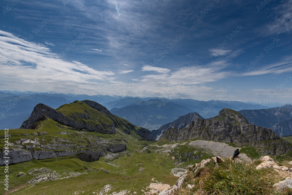 Naklejka premium Mountain panorama