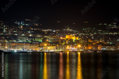 Night view of Porto Santo Stefano