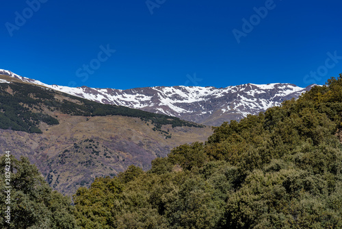 Bubion in La Alpujarra Granadina, Sierra Nevada, Spain.