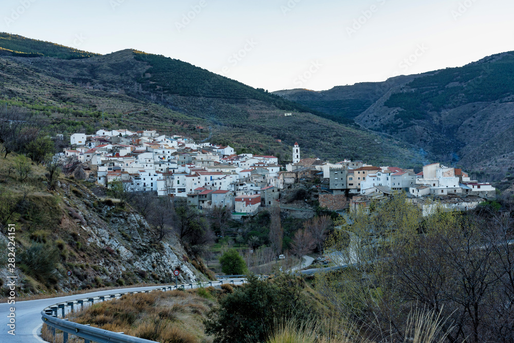 Fototapeta premium Bacares in Sierra de Los Filabres, Almeria, Andalusia, Spain