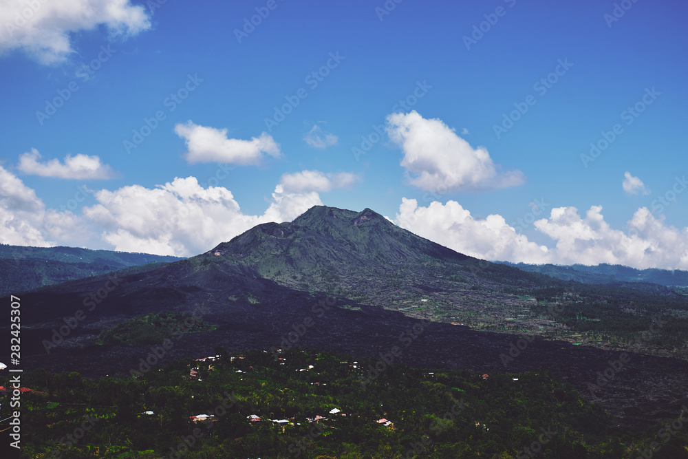 Mount Batur is volcano. Bali, Indonesia.