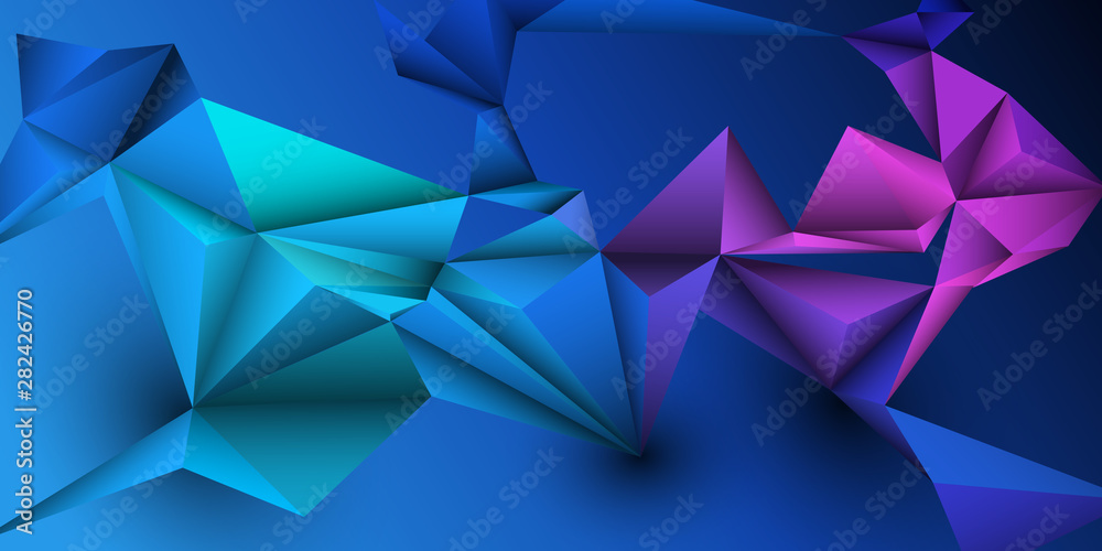 Vector 3D Geometric, Polygon, Line, Triangle pattern shape for wallpaper or background. Illustration low poly, polygonal design with dark blue color. Abstract science, futuristic, web, network concept Vector 3D Geometric, Polygon, Line, Triangle pattern shape for wallpaper or background. Illustration low poly, polygonal design with dark blue color. Abstract science, futuristic, web, network concept