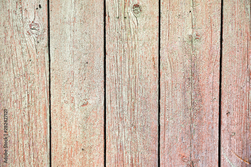 Fototapeta premium Wooden planks. Weathered texture background.