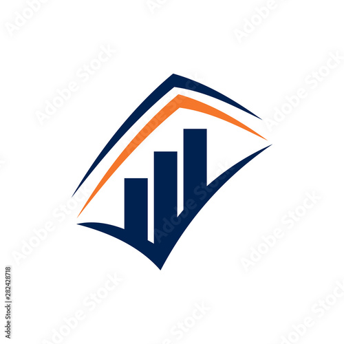 Accounting Tax Financial Business Logo Design Template Vector