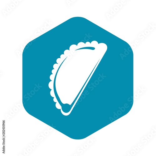 Cheburek icon. Simple illustration of cheburek vector icon for web