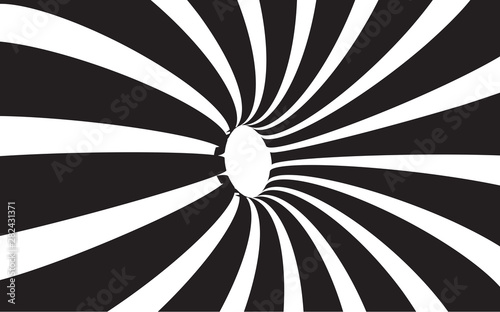 3d hole Swirling Monochrome...