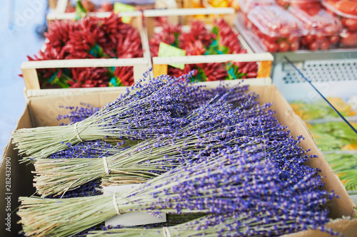 Lavender on farmer market