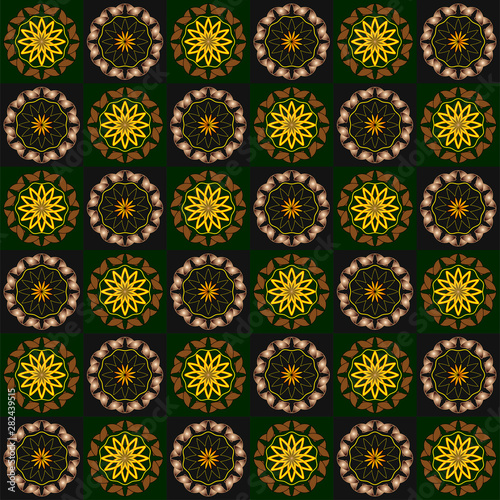 Abstract vintage seamless pattern