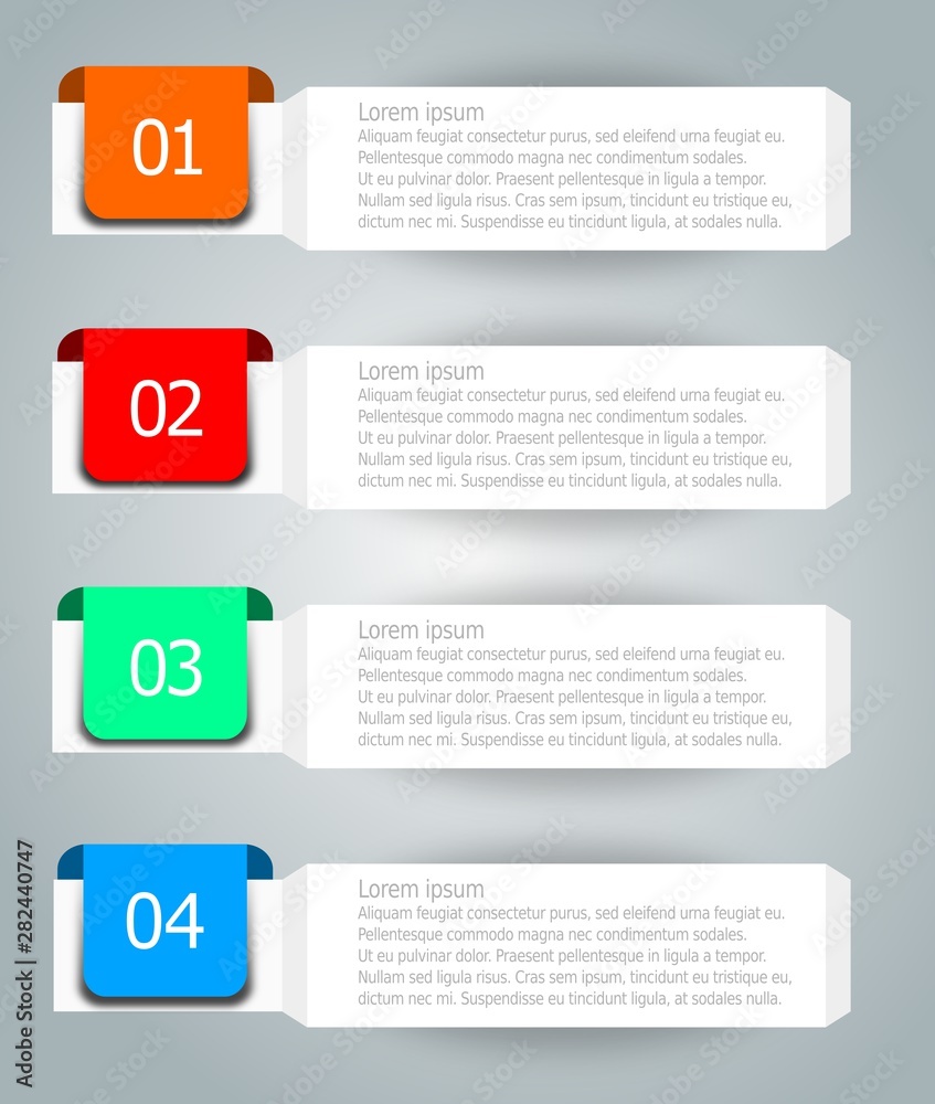 Business infographics tabs template for presentation, education, web design, banners, brochures, flyers Business infographics tabs template for presentation, education, web design, banners, brochures, flyers