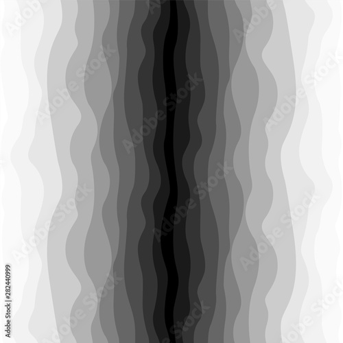 Trendy seamless halftone background - gradient minimalistic design. Wavy linear vertical pattern.
