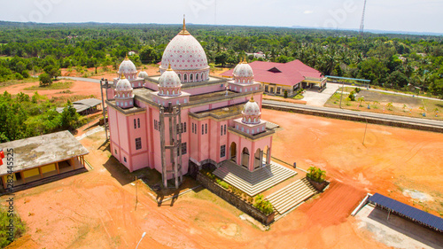 Pink Mosque at bintan island photo