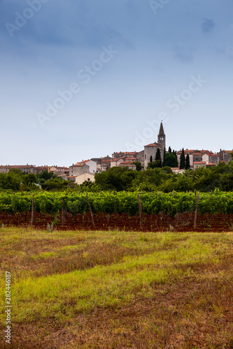 View of Valle - Bale in Istria. Croatia
