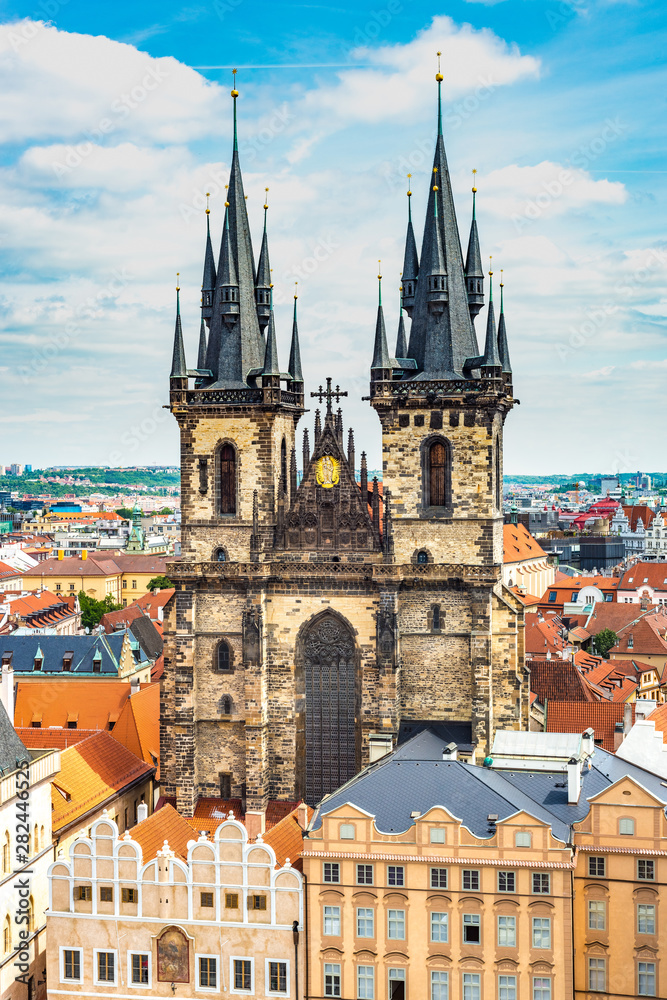 The Church of Mother of God before Tyn in Prague, Czech Republic. The Church of Mother of God before Tyn in Prague, Czech Republic.