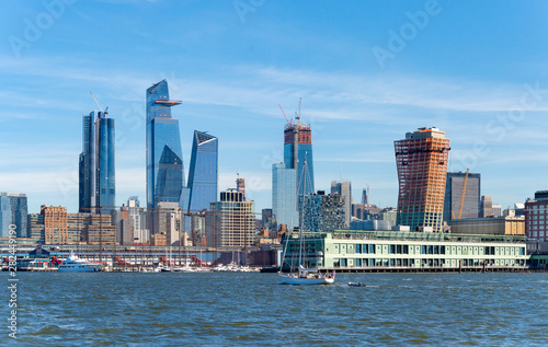 Fotografia, Obraz Cityscape of new skyscrapers in  Hudson Yard, New York.