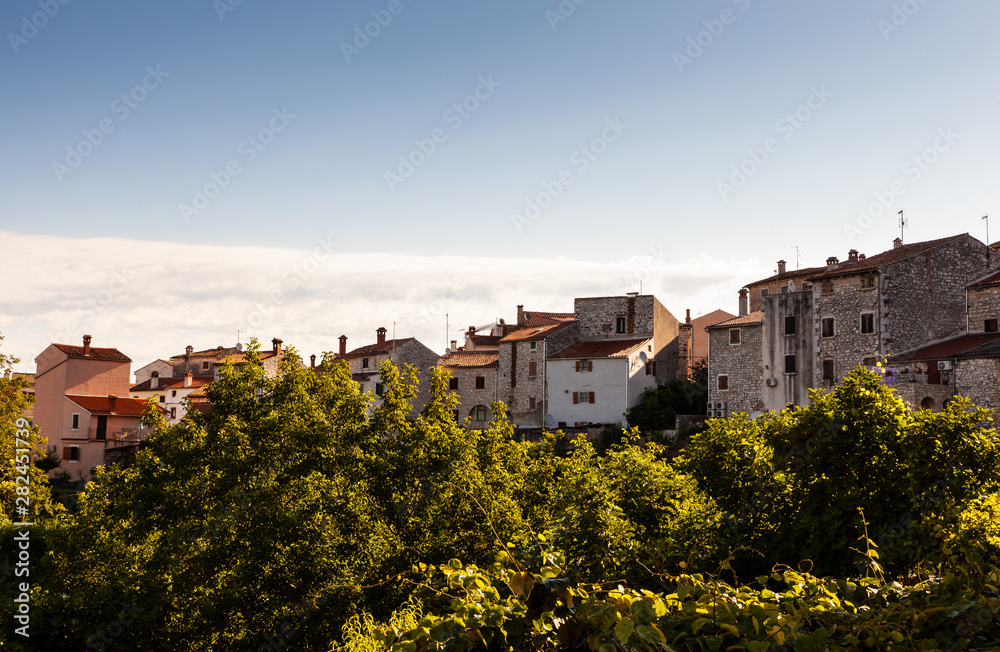 View of Valle - Bale in Istria. Croatia
