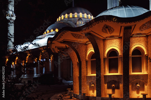 Mosque at night, Konya