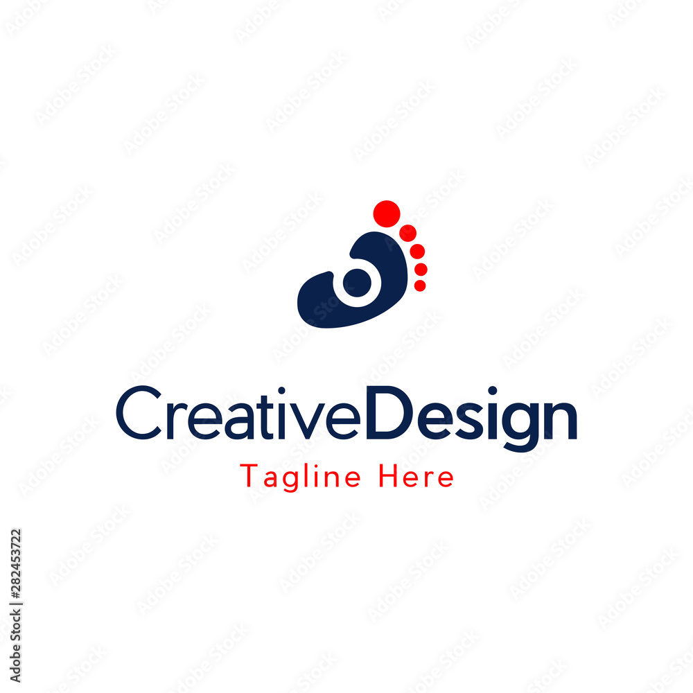 foot feet podiatric center point logo vector icon illustration template foot feet podiatric center point logo vector icon illustration template