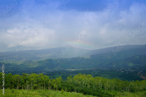 Beautiful high mountain in morning time at the west of thailand.