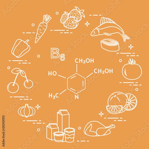 Foods rich in vitamin B6.