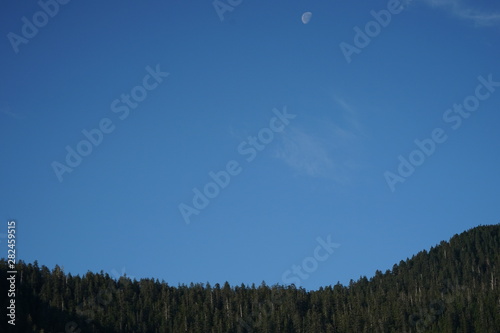 Alaskan Coast with Full Moon 