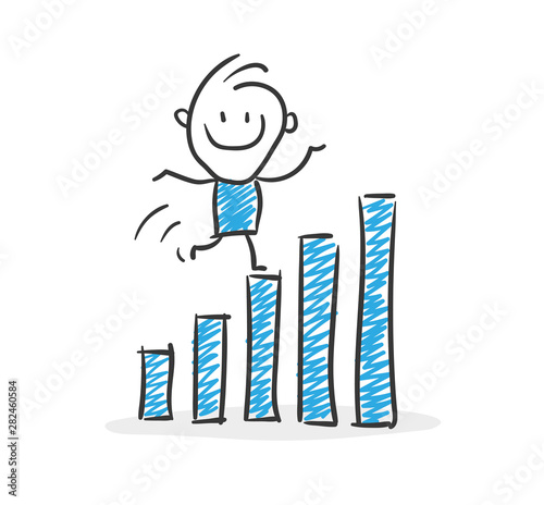 Stickman Blue: Success, growing. (Nr. 9)	
