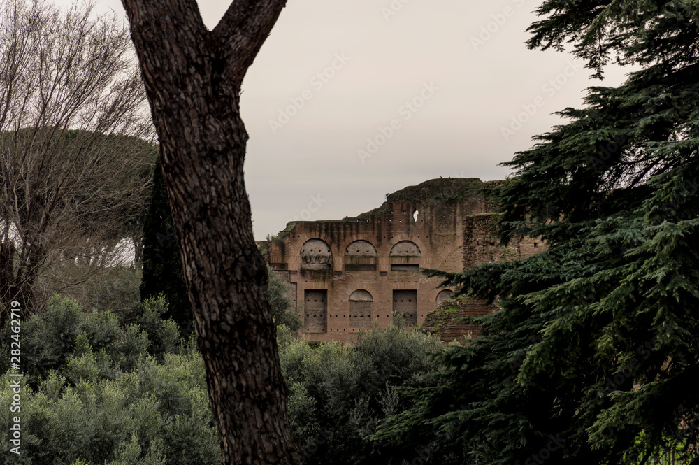 Beautiful view in the ancient center of Rome Beautiful view in the ancient center of Rome