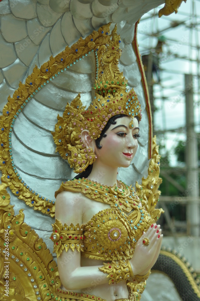 Naga statue in Thailand