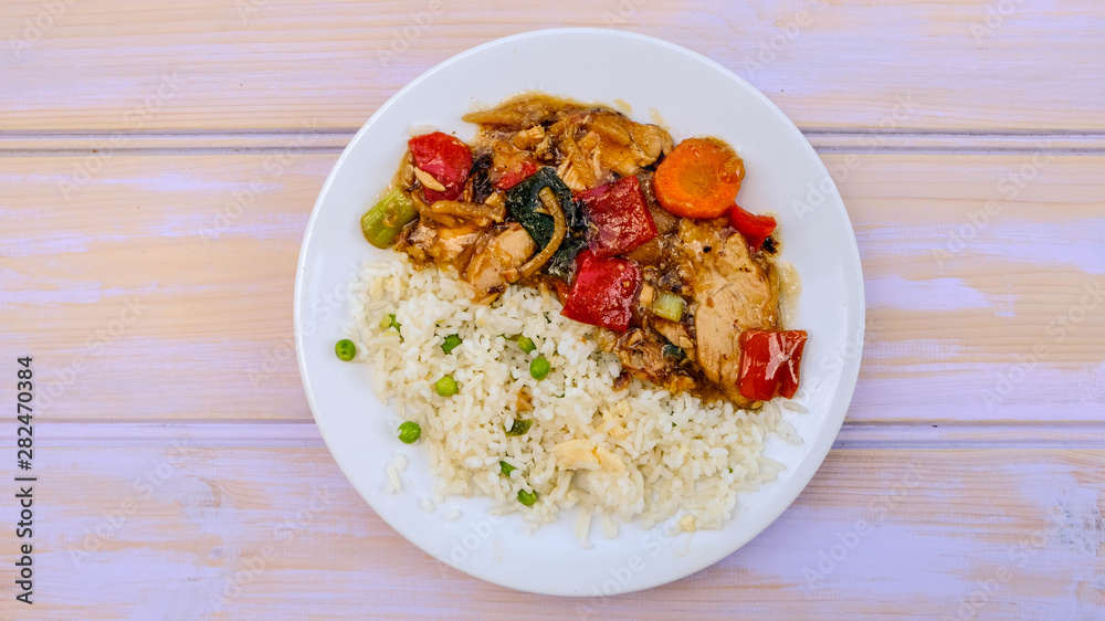 Chinese Style Chicken and Ginger With Rice Chinese Style Chicken and Ginger With Rice