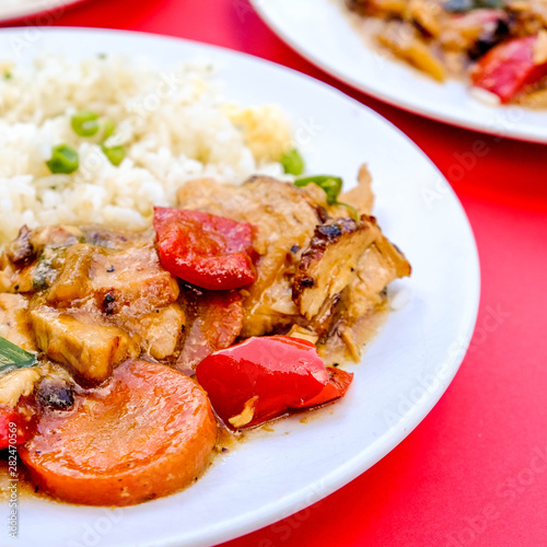 Chinese Style Chicken and Ginger With Rice