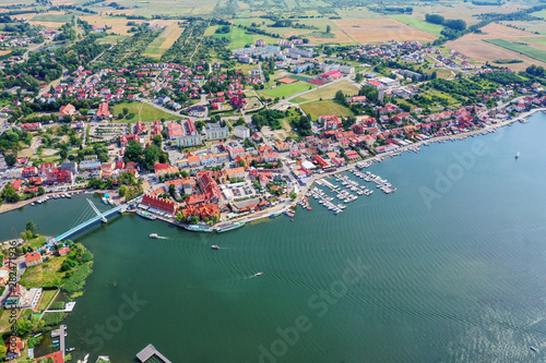 Fototapeta Naklejka Na Ścianę i Meble -  Mikołajki - the city of Mazury in north-eastern Poland